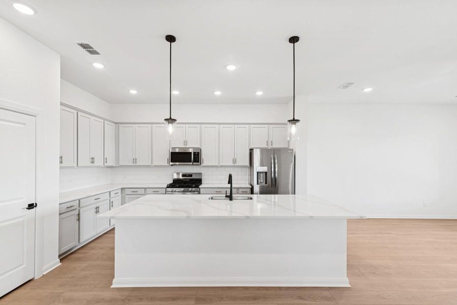 Furnished interior view inside a new home in Brookewater 45' Homesites, Rosenberg (Image 10).