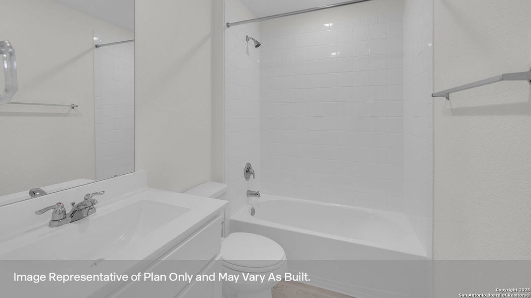 Furnished interior view inside a new home in Trace, San Marcos (Image 10).