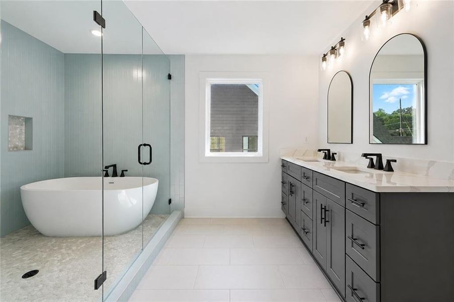 Furnished interior view inside a new home in , Emerson (Image 11).