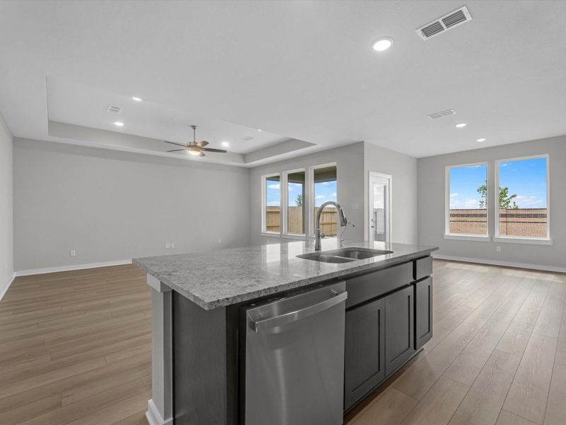 Furnished interior view inside a new home in Mason Woods, Cypress (Image 7).