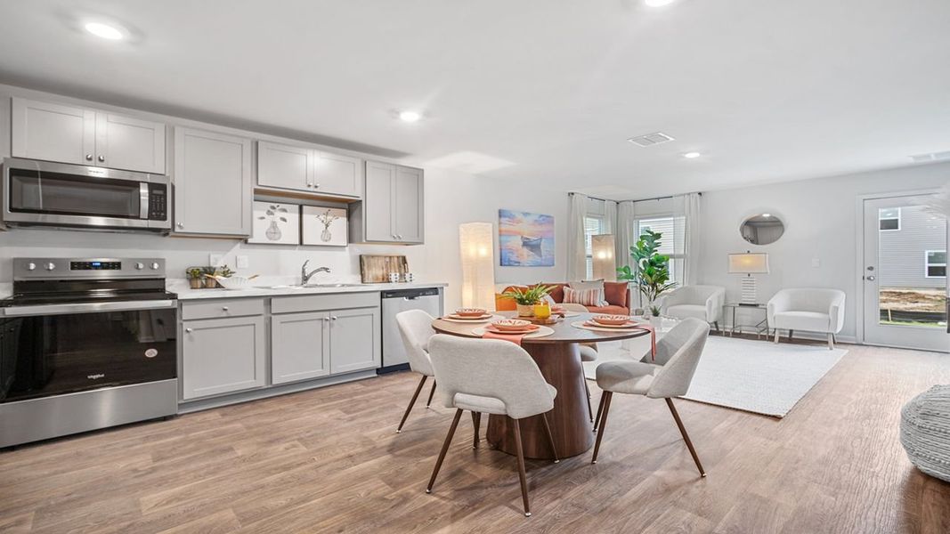 Representative furnished interior of a home built from the Sullivan by D.R. Horton in Rice Hope, Port Wentworth (Image 8).