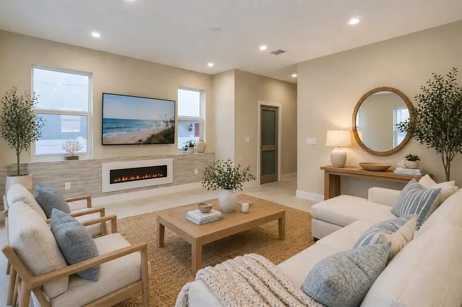 Furnished interior view inside a new home in , Tampa (Image 7).