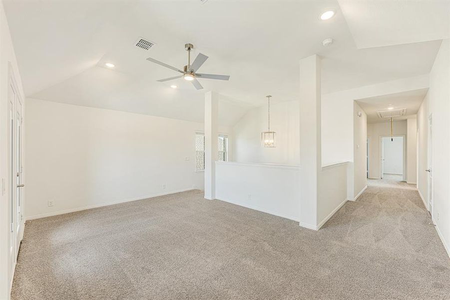 Spacious, unfurnished interior of a new home in Union Park Classic 55, Little Elm (Image 30).