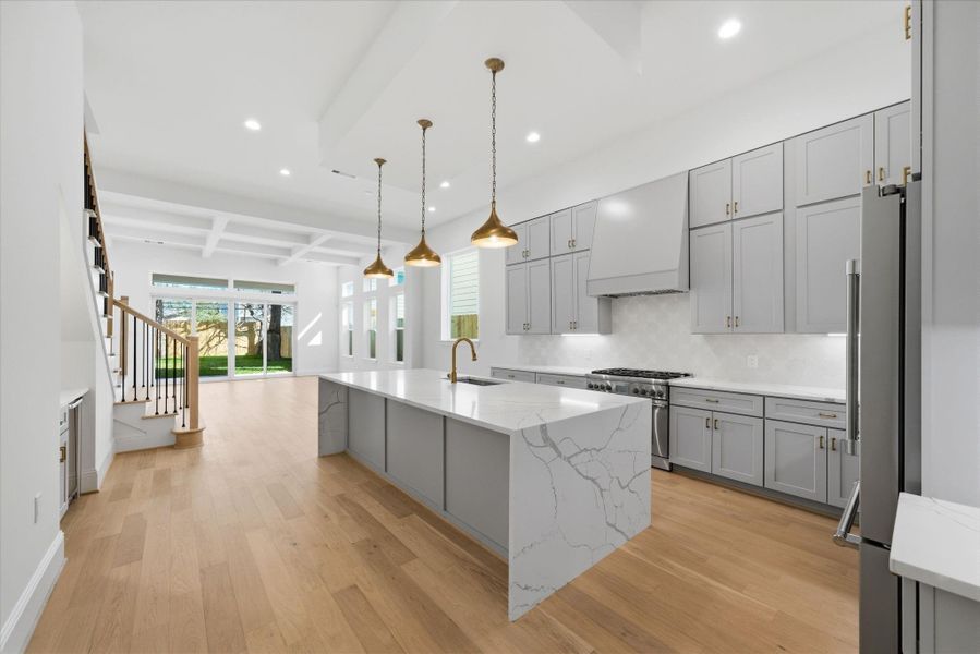 Furnished interior view inside a new home in , Houston (Image 6).