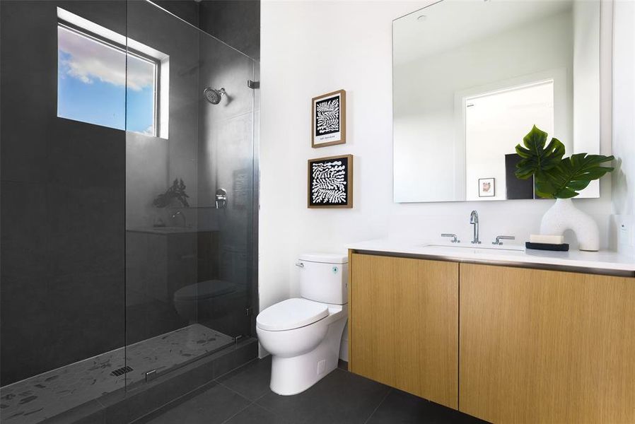 Furnished interior view inside a new home in , Dallas (Image 10).