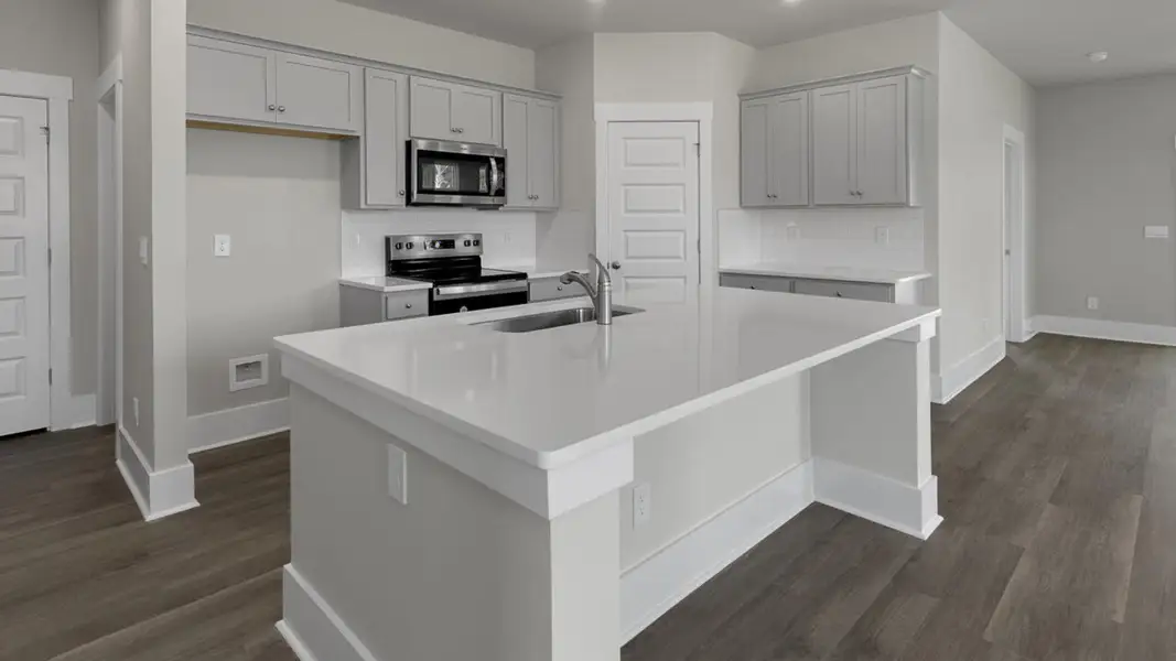 Furnished interior view inside a new home in The Cove at Indigo Preserve, Leland (Image 4).