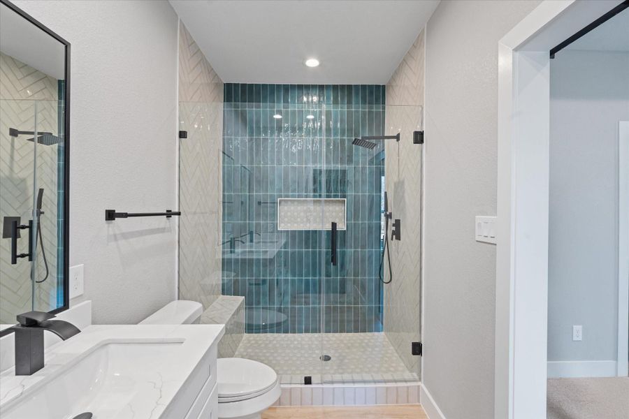 Furnished interior view inside a new home in , Houston (Image 10).