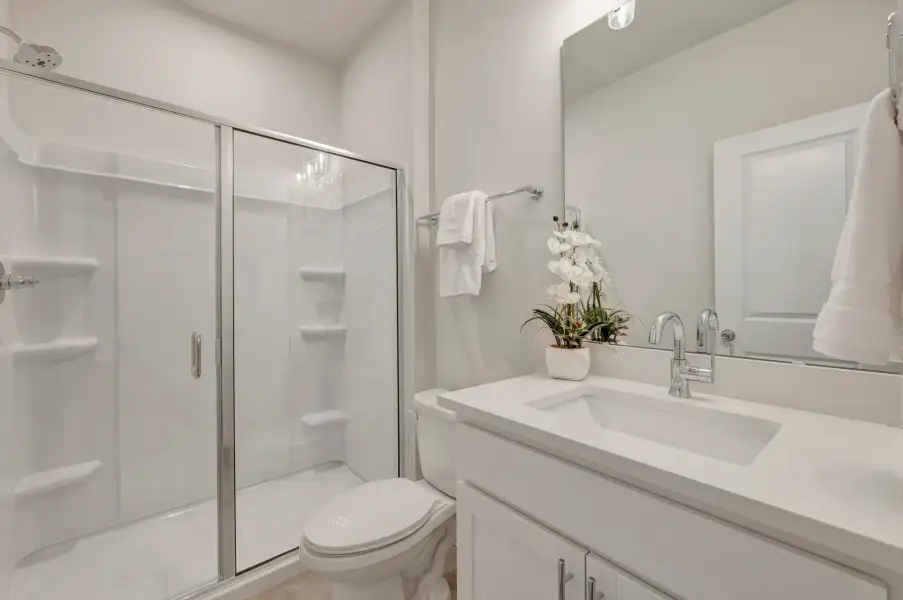 Representative furnished interior of a home built from the Nola by Tri Pointe Homes in Twinleaf Townes, Chapel Hill (Image 13).
