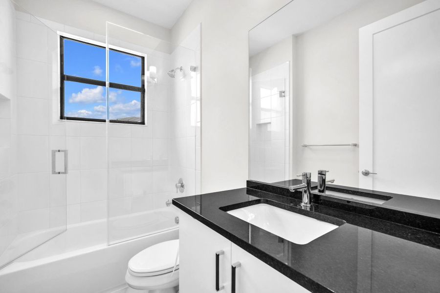 Furnished interior view inside a new home in , Boca Raton (Image 52).