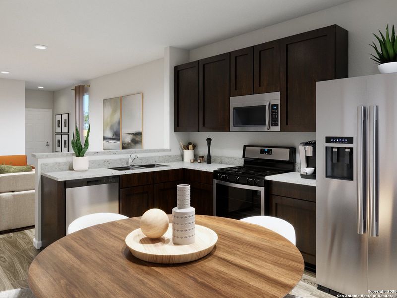 Furnished interior view inside a new home in Melissa Ranch, San Antonio (Image 10).