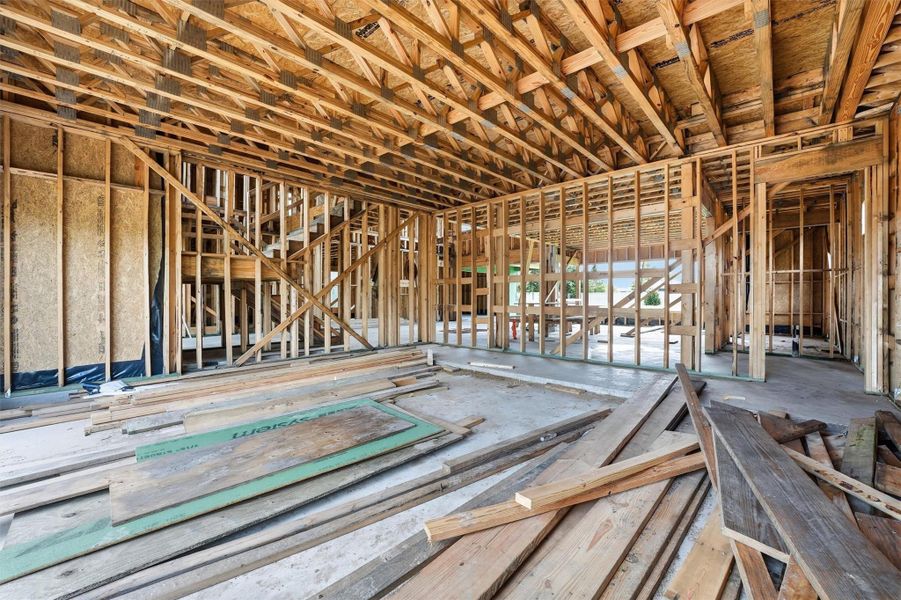 In-progress construction of a new home in , Houston, TX (Image 5). In-progress construction of a new home in , Houston, TX (Image 5).