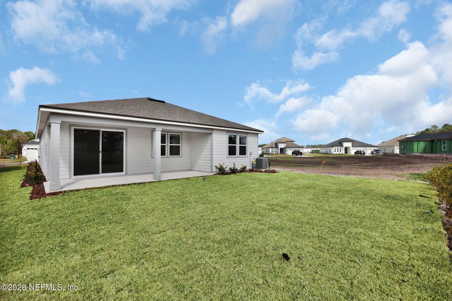 Exterior details and patio area of a home in Hyland Trail, Green Cove Springs (Image 27). Exterior details and patio area of a home in Hyland Trail, Green Cove Springs (Image 27).