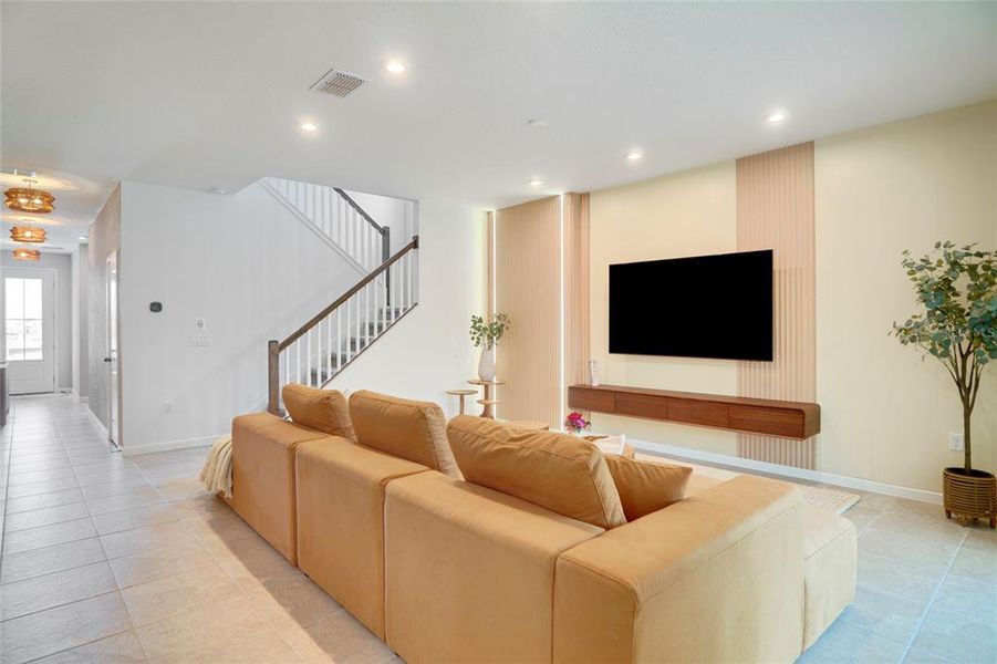 Furnished interior view inside a new home in Solara Resort, Kissimmee (Image 6).
