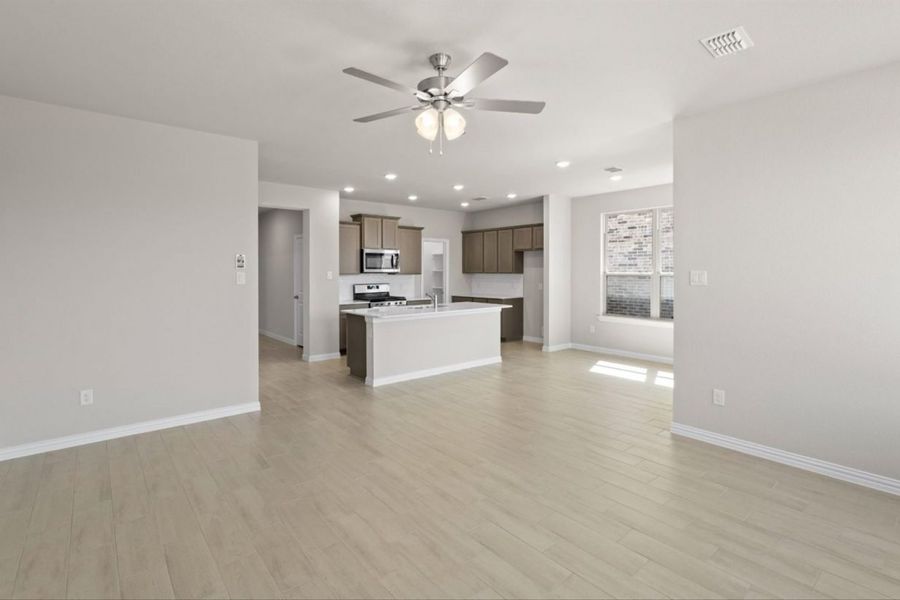 Representative unfurnished interior of a home built from the Rosewood Colony At Pinehurst Signature by Brohn Homes in Colony at Pinehurst, Pinehurst (Image 10). Representative unfurnished interior of a home built from the Rosewood Colony At Pinehurst Signature by Brohn Homes in Colony at Pinehurst, Pinehurst (Image 10).
