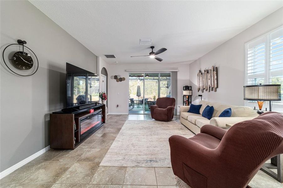 Furnished interior view inside a new home in , Ocala (Image 42).