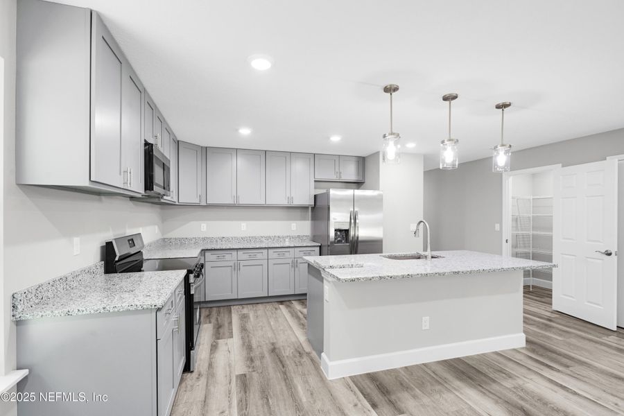 Furnished interior view inside a new home in , Jacksonville (Image 5).