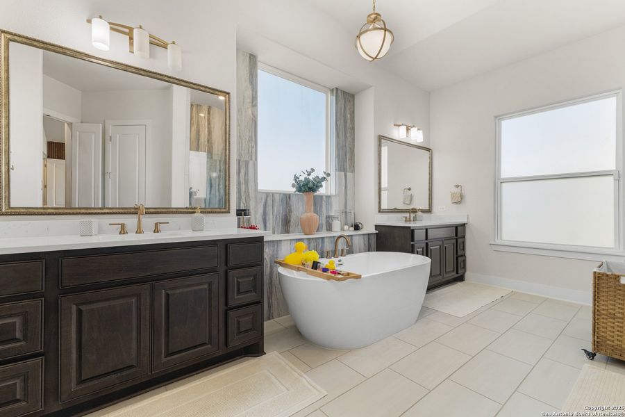 Furnished interior view inside a new home in , San Antonio (Image 29).