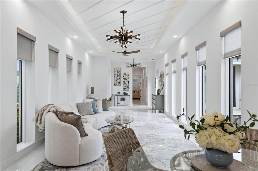 Furnished interior view inside a new home in , Bradenton (Image 7).