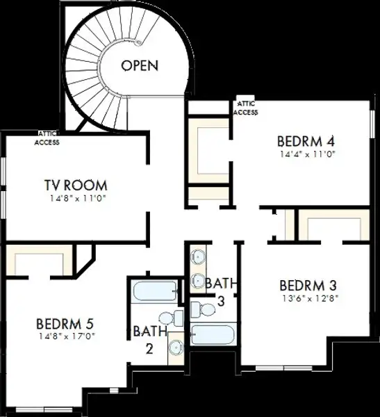 2D floor plan layout of this home in Furst Ranch, Bartonville, TX (Image 3). 2D floor plan layout of this home in Furst Ranch, Bartonville, TX (Image 3).