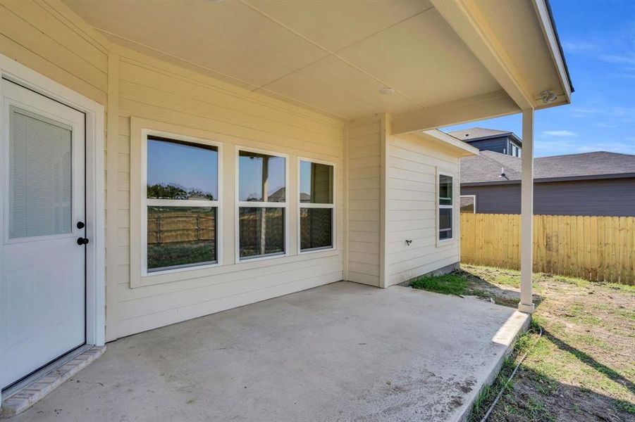 Exterior details and patio area of a home in , Palmer (Image 20).