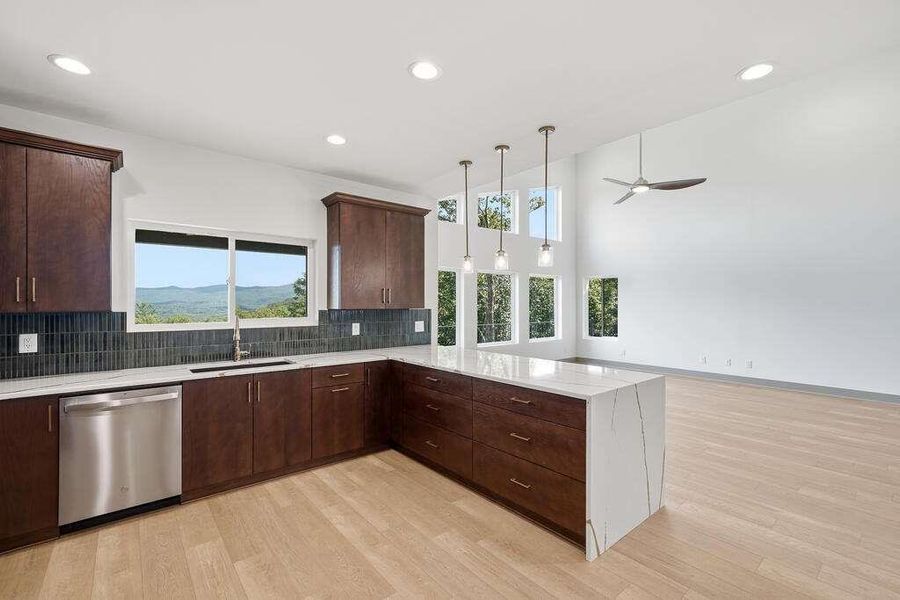 Furnished interior view inside a new home in , Ellijay (Image 6).