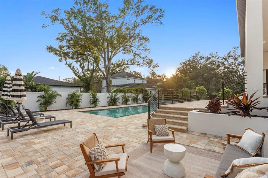 Exterior details and patio area of a home in , Tampa (Image 35). Exterior details and patio area of a home in , Tampa (Image 35).