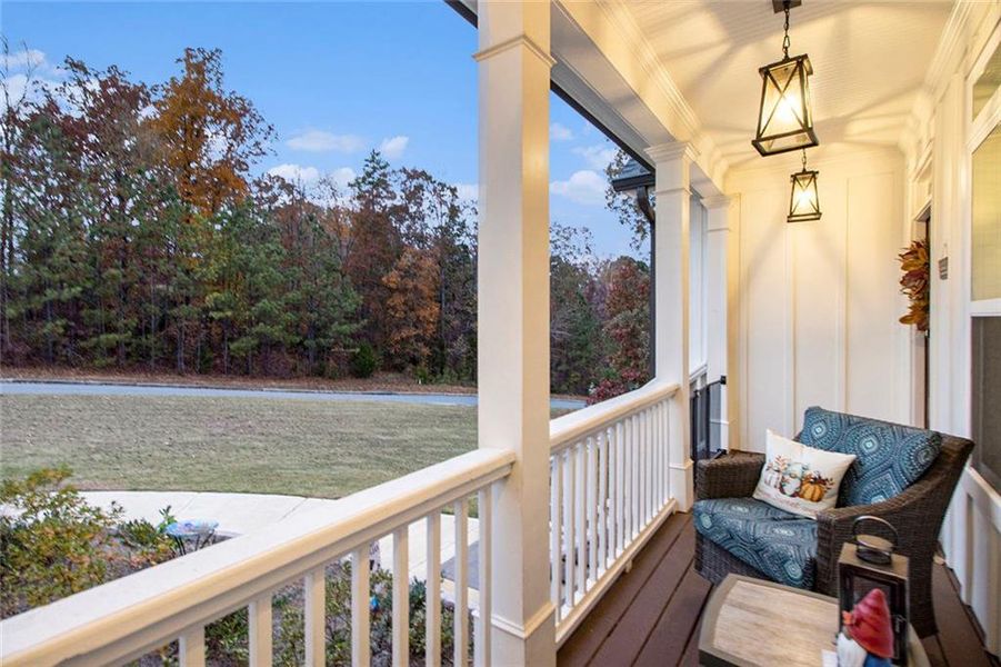 Exterior details and patio area of a home in Griffin Manor, Cartersville (Image 27).