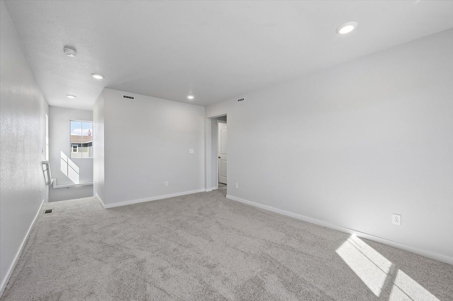 A large empty room.