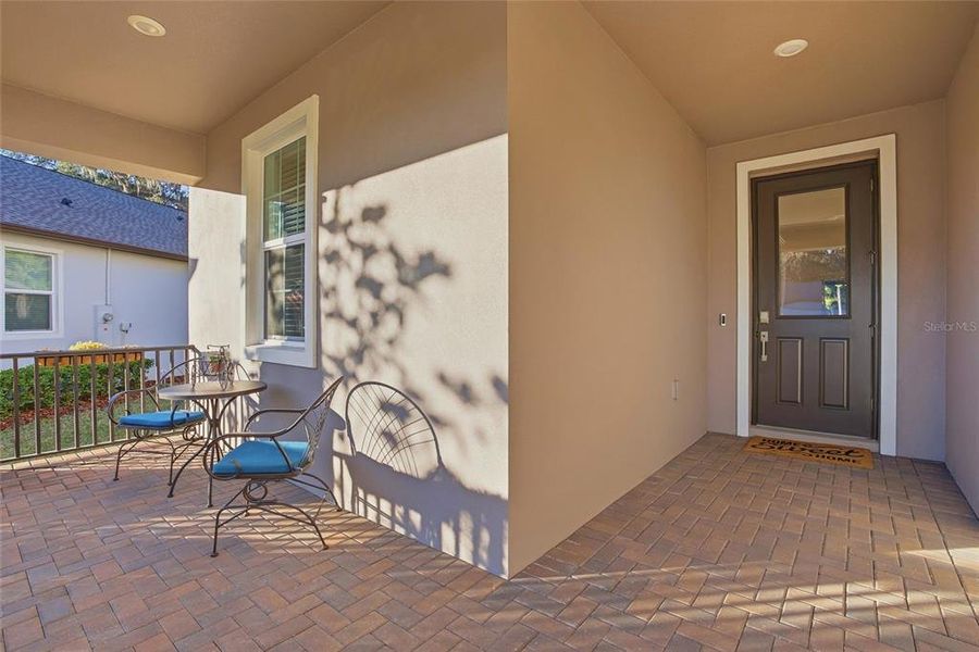 Exterior details and patio area of a home in , Brooksville (Image 4).