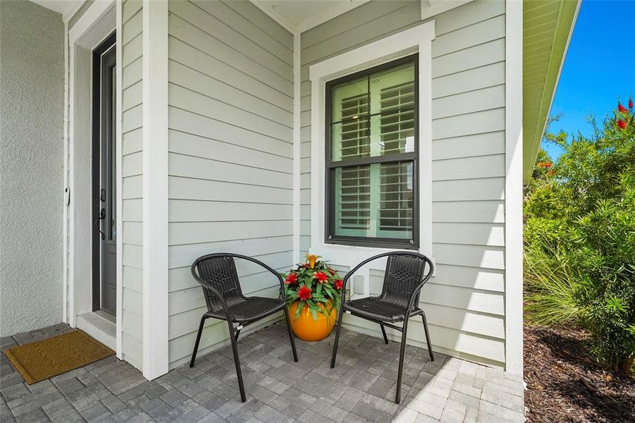 Exterior details and patio area of a home in , Sarasota (Image 39).