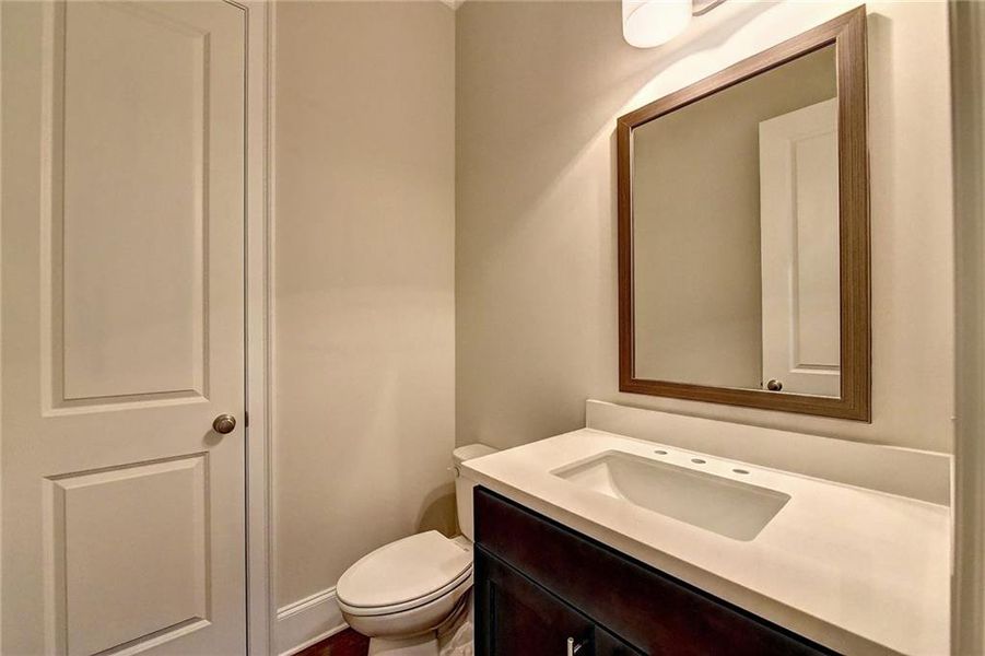 Furnished interior view inside a new home in Bellmoore Park, Duluth (Image 9).