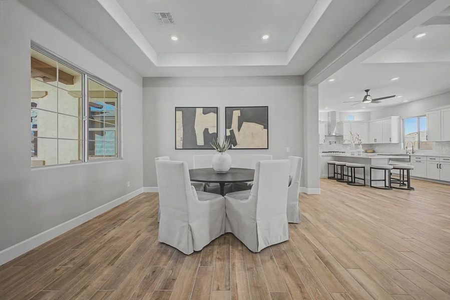 Furnished interior view inside a new home in Bellero Estates, Queen Creek (Image 6).
