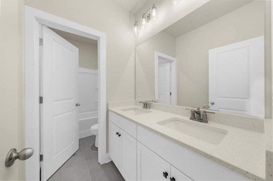 Furnished interior view inside a new home in , Flowery Branch (Image 10).