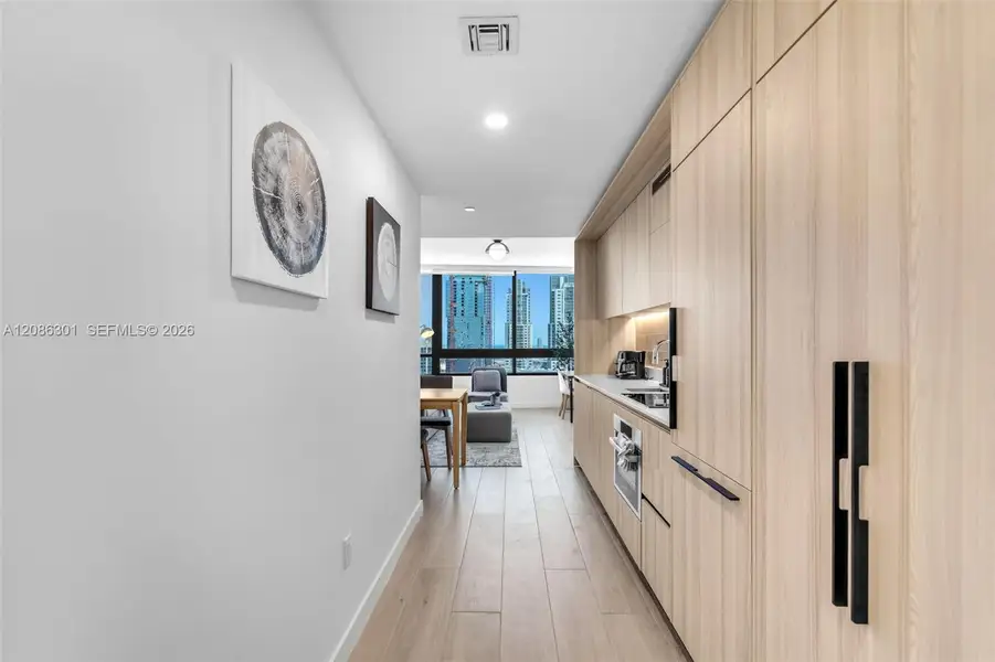 Furnished interior view inside a new home in , Miami (Image 12).