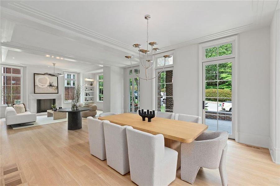 Furnished interior view inside a new home in , Atlanta (Image 42). Furnished interior view inside a new home in , Atlanta (Image 42).