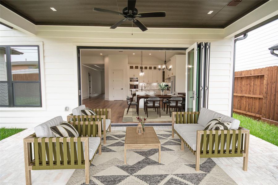 Transform your living experience by opening the wide patio doors and effortlessly merging your indoor environment with the outdoors. This stunning setup creates the perfect atmosphere for entertaining your guests! Its virtually stage Transform your living experience by opening the wide patio doors and effortlessly merging your indoor environment with the outdoors. This stunning setup creates the perfect atmosphere for entertaining your guests! Its virtually stage