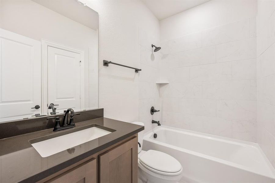 Furnished interior view inside a new home in Ridge Ranch Classic 60, Mesquite (Image 6).