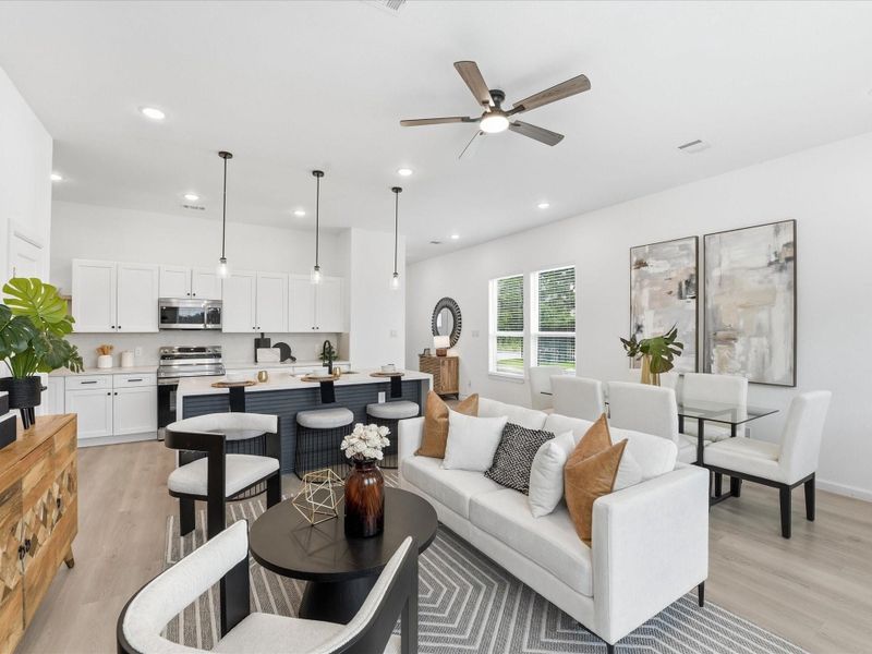 Furnished interior view inside a new home in , Houston (Image 6).