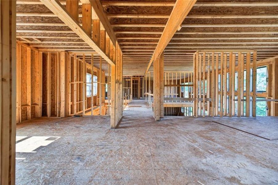 In-progress construction of a new home in , Monticello, GA (Image 41).