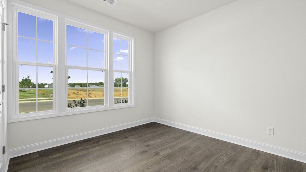 Spacious, unfurnished interior of a new home in The Villas at Kinsley, Jamestown (Image 9).