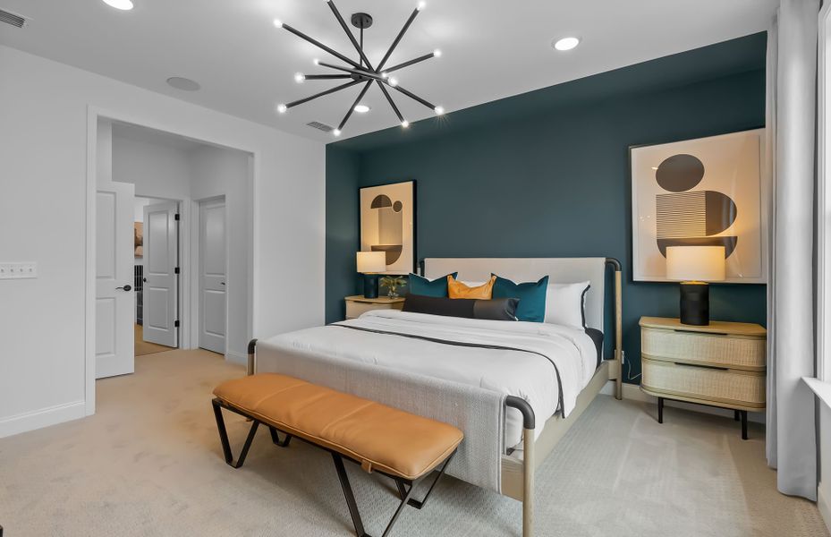 Furnished interior view inside a new home in Del Webb Southern Harmony, Murfreesboro (Image 36).