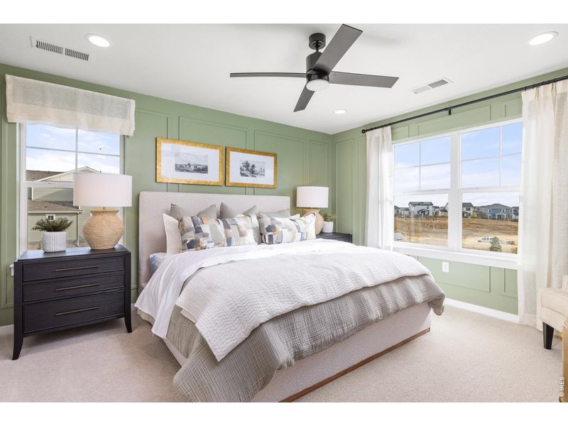 Furnished interior view inside a new home in Barefoot Lakes, Firestone (Image 32).