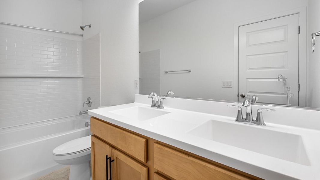 Representative furnished interior of a home built from the Sandstone by Taylor Morrison in Combs Ranch Discovery Collection, San Tan Valley (Image 12). Representative furnished interior of a home built from the Sandstone by Taylor Morrison in Combs Ranch Discovery Collection, San Tan Valley (Image 12).