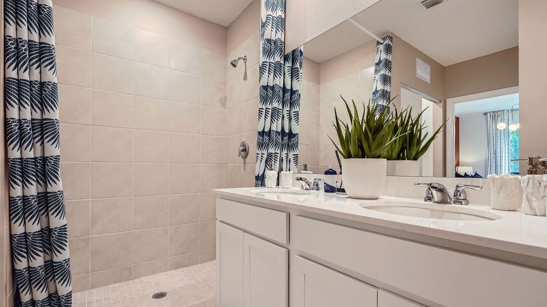 Representative furnished interior of a home built from the Topaz by D.R. Horton in Ashwood Cove, Lake Worth (Image 19).