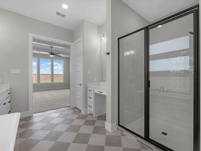 Furnished interior view inside a new home in Dunham Pointe, Cypress (Image 7).
