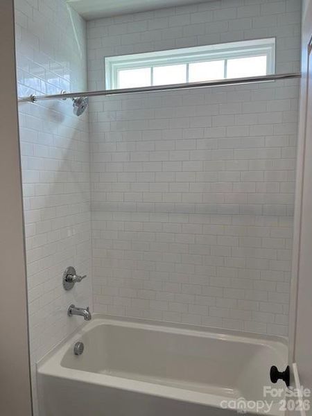 Tub/Shower in Shared Bath - Upper Level Tub/Shower in Shared Bath - Upper Level