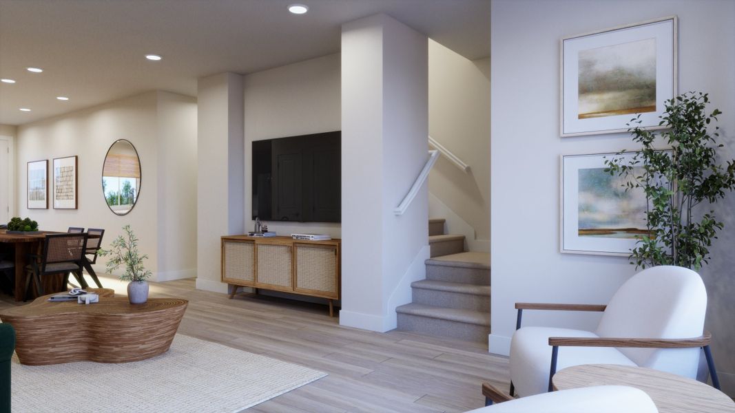 Representative furnished interior of a home built from the 1 by Trumark Homes in Berkeley Villas, Denver (Image 5).