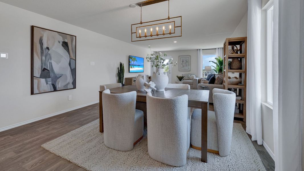 Representative furnished interior of a home built from the The Emma by D.R. Horton in Navarro Fields, Seguin (Image 15). Representative furnished interior of a home built from the The Emma by D.R. Horton in Navarro Fields, Seguin (Image 15).