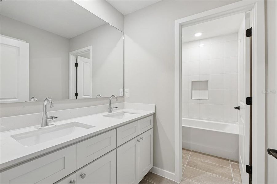 Furnished interior view inside a new home in Sabana Reserve, Ocala (Image 8).