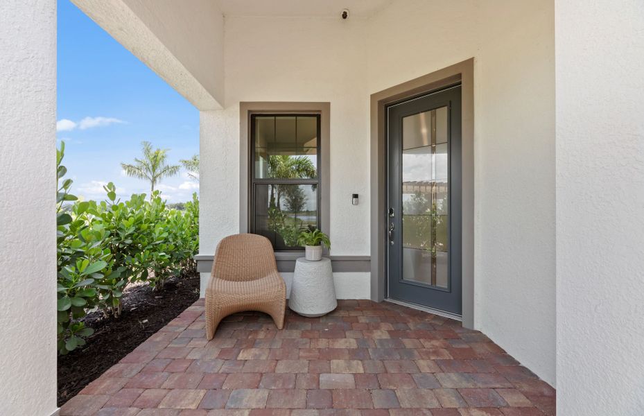 Relaxing front porch